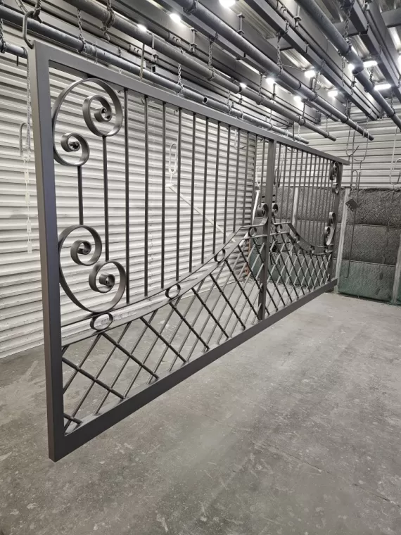 Thermolaquage Portail coulissant