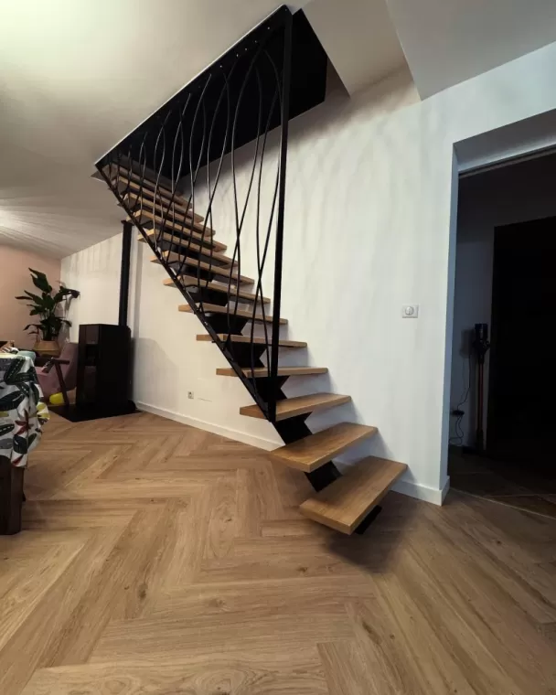 Thermolaquage pour escalier et garde-corps en Corse, Borgo, STM