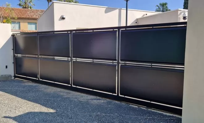 Peinture industrielle de portail, Corse, STM