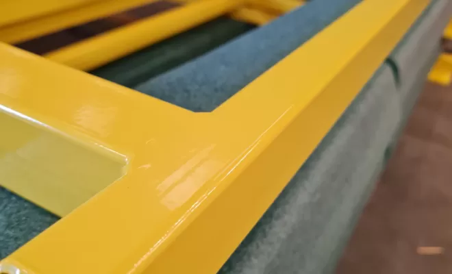 Thermolaquage garde corps Ral 1023, Borgo, STM