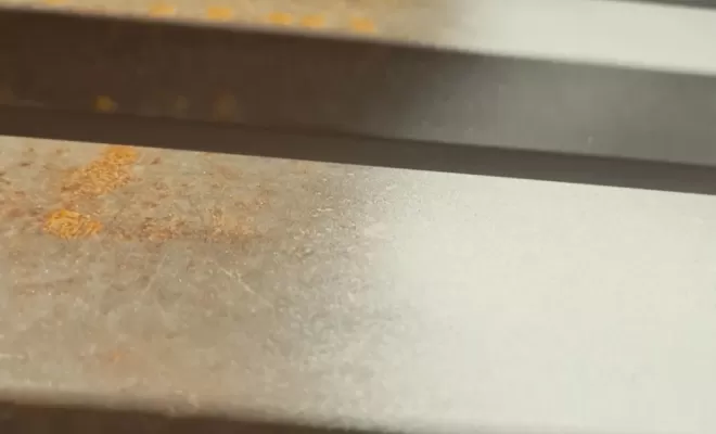 Sablage acier rouillé