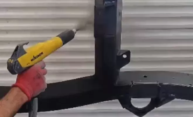 Application peinture poudre sur châssis 4x4, Borgo, STM