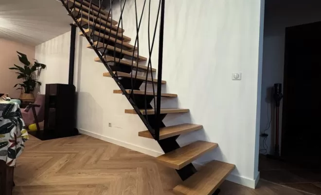 Thermolaquage pour escalier et garde-corps en Corse, Borgo, STM